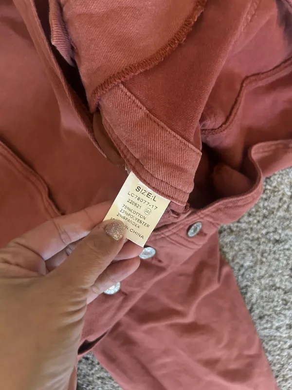 Rust overalls Red Size L - Image 3