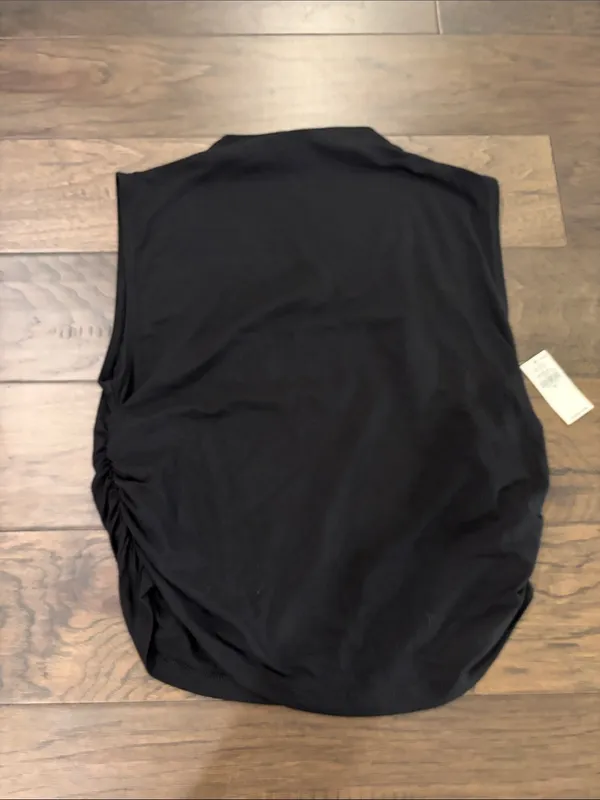 New with Tags Old Navy Fitted Mock Neck Cropped Top Sz M - Image 5