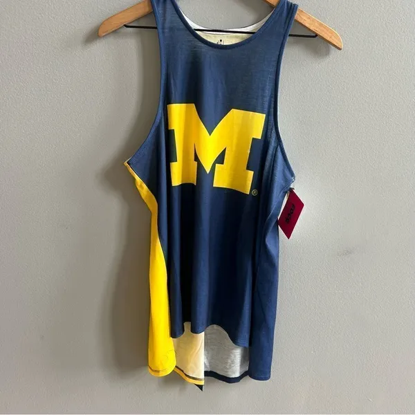 FOCO USA Michigan Wolverines Womens Tie-Breaker Sleeveless Top NWT Size Medium - Image 4