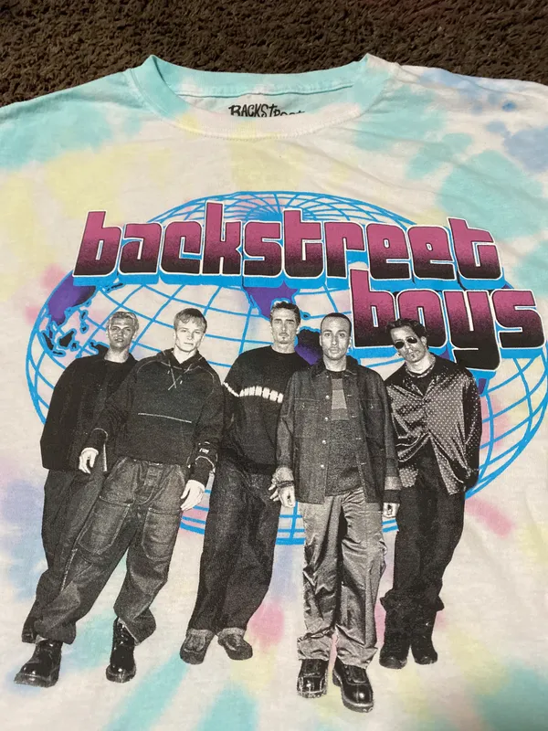 Backstreet Boys Tie Dye Tee Size Large - Image 5