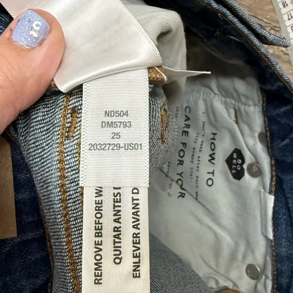 Madewell‎ The Perfect Vintage Jean in Drayton Wash size 25 NWT - Image 8