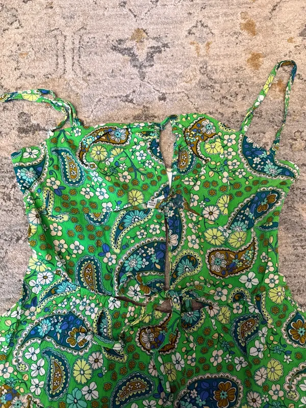 Sky to Moon Dress Green Mini - Image 2