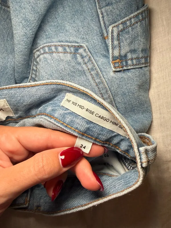 Aritzia Denim Skirt  - Image 4
