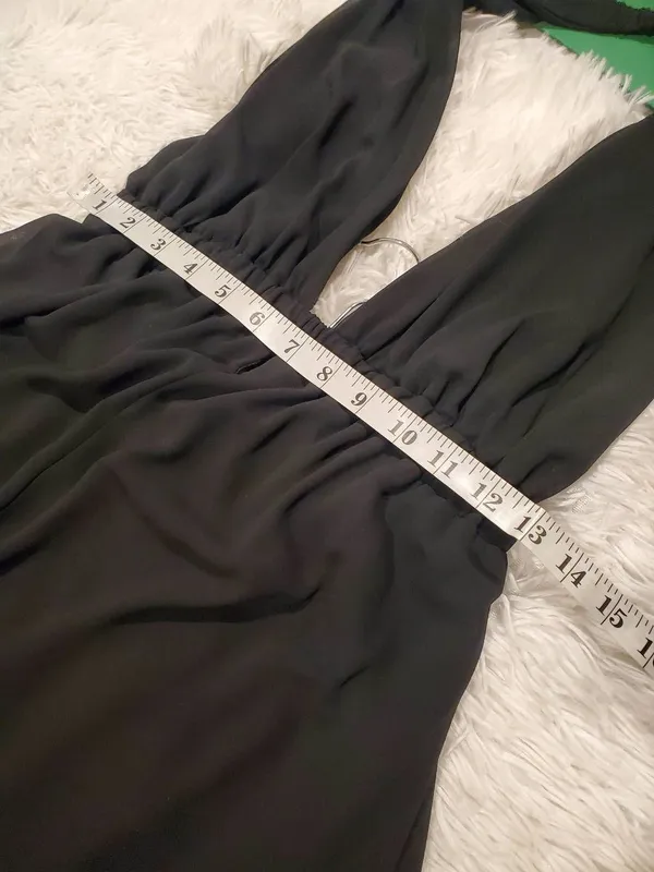 Show Me Your Mumu Luna Halter Maxi Dress in Black Small - Image 4