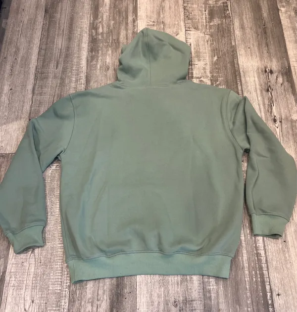 White Fox Hoodie Sage Green Size L/XL (C 72) - Image 5