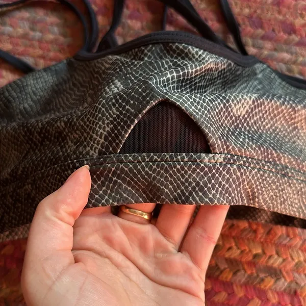 Nwot Good American Double Layer Sports Bra - Image 4
