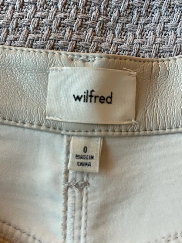 Aritzia Wilfred Leather Vegan Pants Melina - Image 5