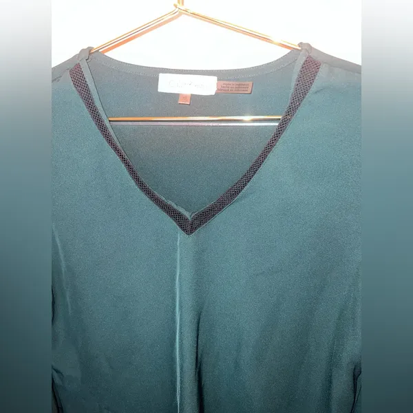 Calvin Klein‎ Sheer Bell Sleeve Blouse | XS - Image 7