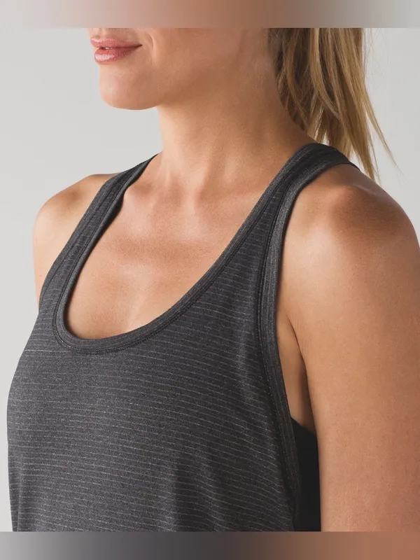 Lululemon Tie It Up Singlet - Heathered Black - 4 - Image 6