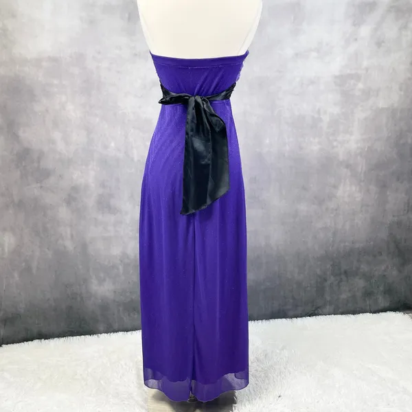 Ruby Rox Women Formal Dress Size M Empire Waist Y2K Prom Glam HoCo Glitter Party - Image 3