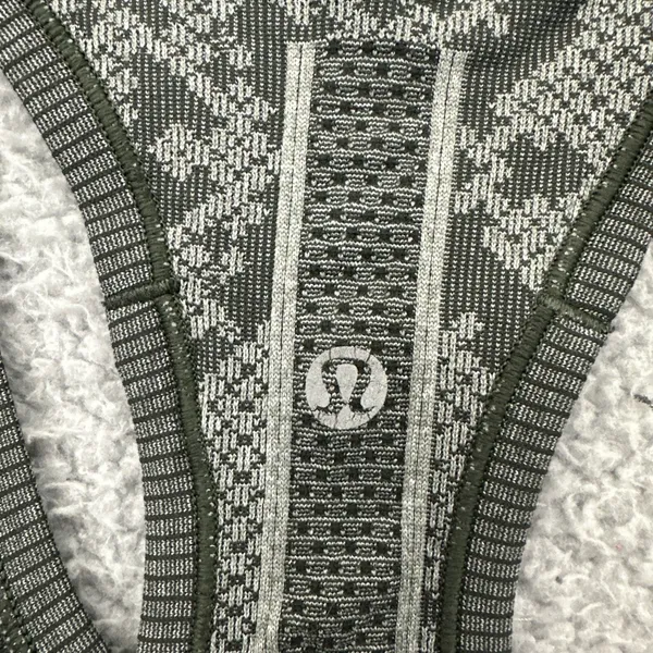 Lululemon Swiftly Tech Tank Top Heathered Gator Green Athletic Women's 4 - Image 3