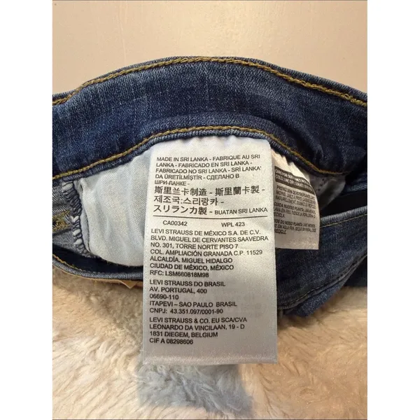 Levi's Classic Bootcut Jean Dark Wash Stretch‎ Casual Minimalist Size 30 - Image 8