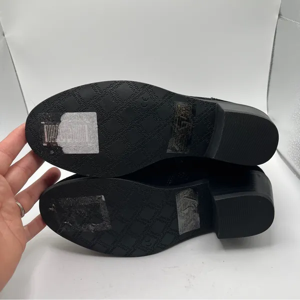 NWOB vionic water repellent suede ankle boots roseland black suede size 7 - Image 12