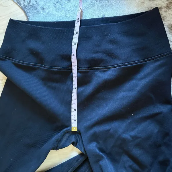 ALO Ribbed‎ High-Waist Blissful Legging black Size Large - Image 5