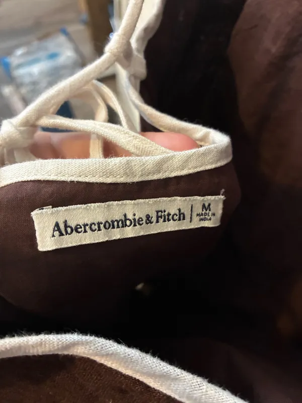 Abercrombie and Fitch Linen Blend Dress - Image 3