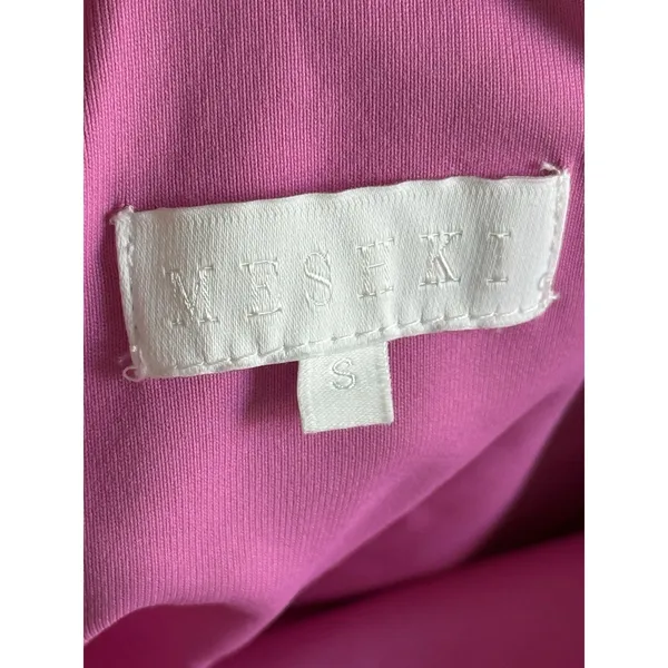 Meshki Maxi Slip Dress Womens Small Pink Spaghetti Strap Backless‎ Square Neck - Image 2