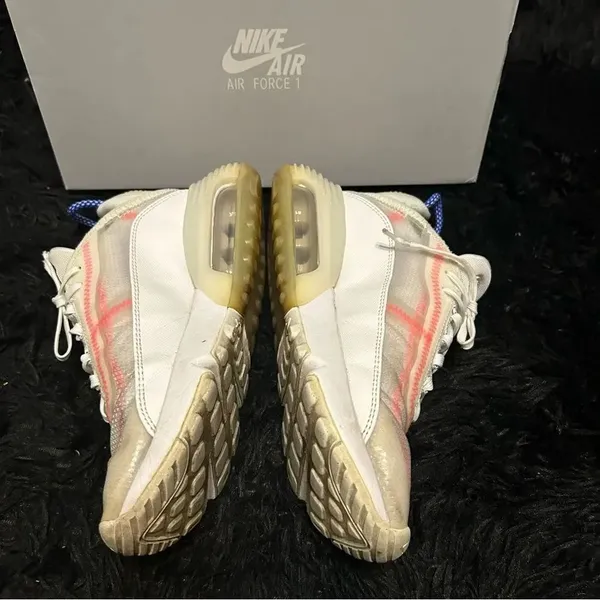 NIKE Air Max 2090 'White Flash Crimson' lace up shoes sneakers women’s 7.5 - Image 7