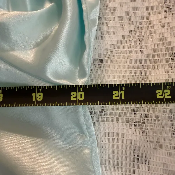 Delicates Vintage Light Blue Nightgown Size Small With Embroidery and Lace - Image 17