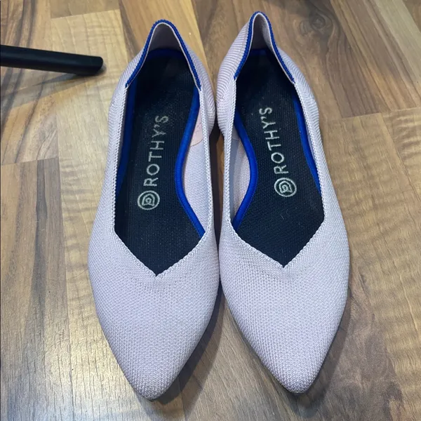 Rothy's Women's Light Pink Pointed Flats Size 8.5 - Image 2