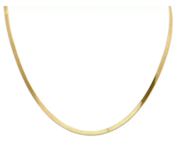 Trendy 18K Gold Plated Snake Chain Thick Chain - Image 2