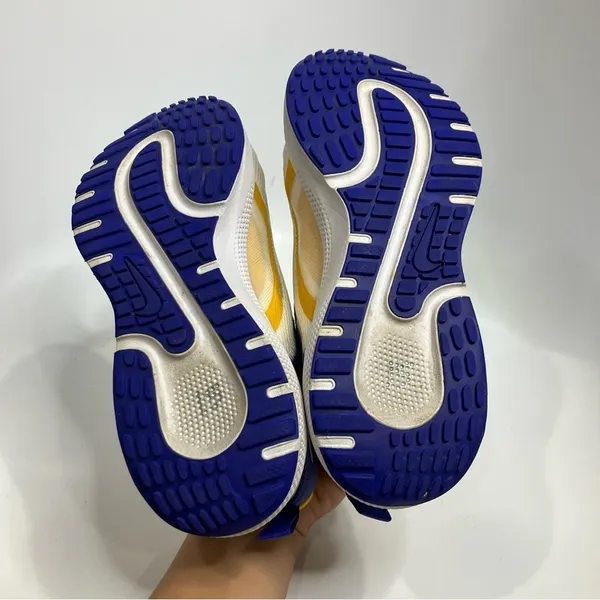 Nike React escape run‎ 2 sneakers white yellow size 7.5 - Image 5