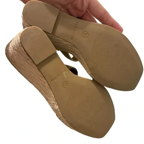 Steve Madden Womens Uri Ankle Strap Espadrilles Wedge Heels‎ size is 9.5 - Image 5
