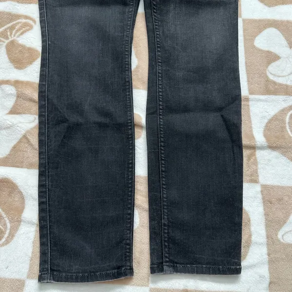 7 For‎ All Mankind Ankle Skinny Jeans Black Wash Denim Size 28 - Image 13