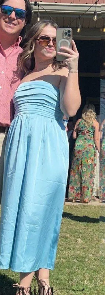Abercrombie emerson midi dress satin - Image 2