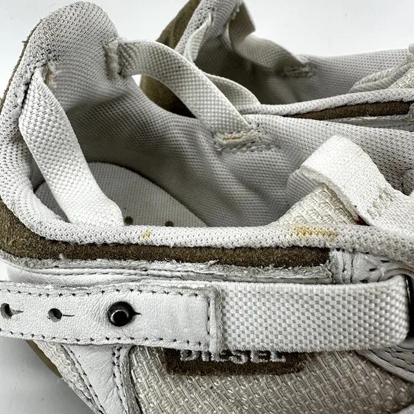 Vintage Diesel Moslette Sneakers Y2K Athletic Adjustable Strap Leather White 8.5 - Image 7