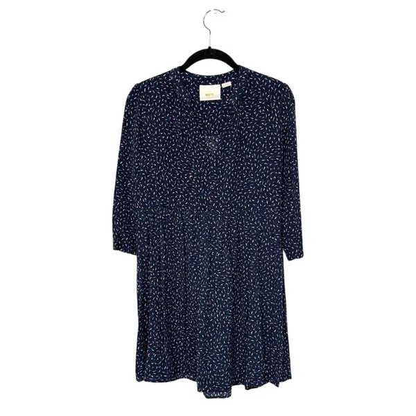 Anthropologie Maeve Juno Blue Colorful Speckle Print Dress Sz Xs - Image 2