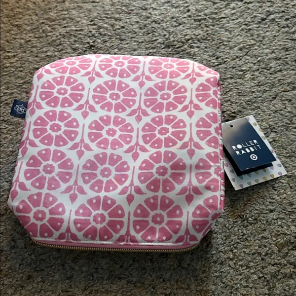 🩷 NWT! Daisy Floral Toiletry Bag Pink and White - ROLLER RABBIT x TARGET - Image 4
