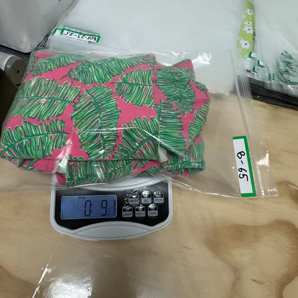 Lilly Pulitzer Pink‎ Green Palm Leaf Print Tunic Top Small Tropical Boat Neck - Image 11