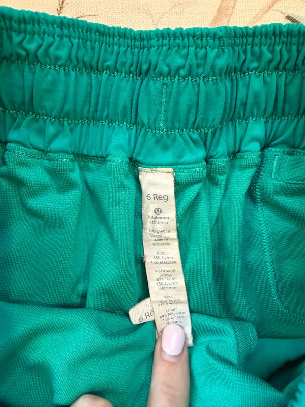 Lululemon Hotty Hot Teal Shorts - Image 4