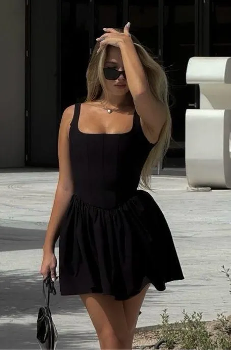 Zara dress mini corset ruffled balloon bodycon summer cocktail wedding - Image 7