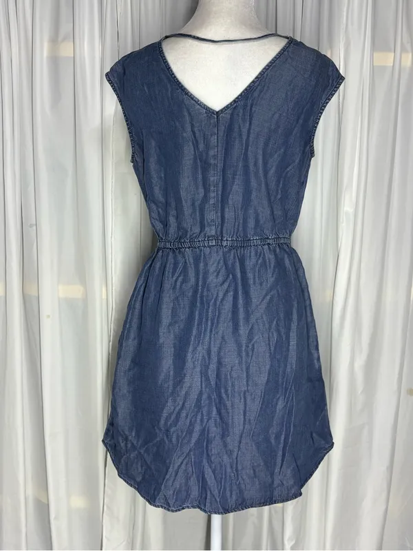 Universal Threads Blue Sleeveless V-Neck Midi Dress Size XS - Image 2