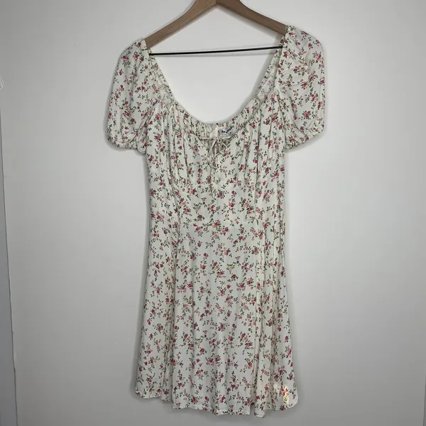 Reformation Corbin Floral Mini Dress Womens Size 8 - Image 2