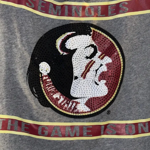 E5 College Classics Florida State Seminoles layered bling top - Image 8