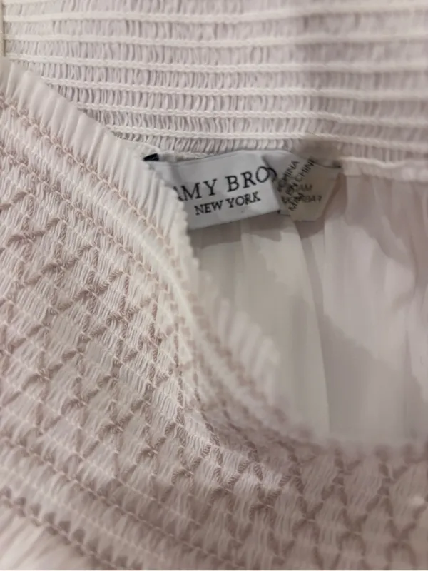 Ramy Brook cream tiered camisole size medium - Image 6
