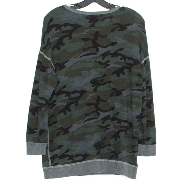 Sundry Camo Military Sweatshirt Army Of Lovers Oversized Athleisure Size 1 Small - Image 2