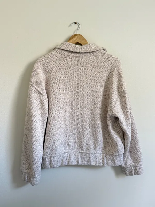 OFFLINE by Aerie Boucle Jacket Size Small Cream neutral textured - Image 8