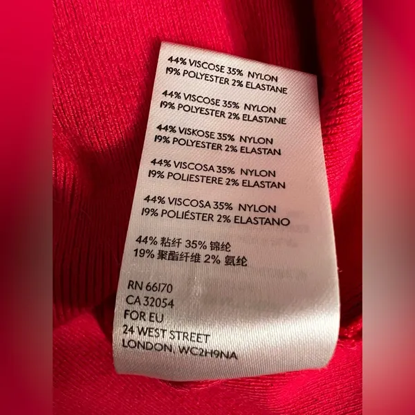 Daily Practice Polo Knit Sweater Mini Pink Belted Dress M - Image 4