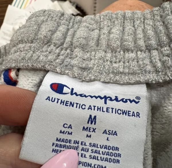 Champion Light Gray Fleece Jogger Sweatpants - Image 11