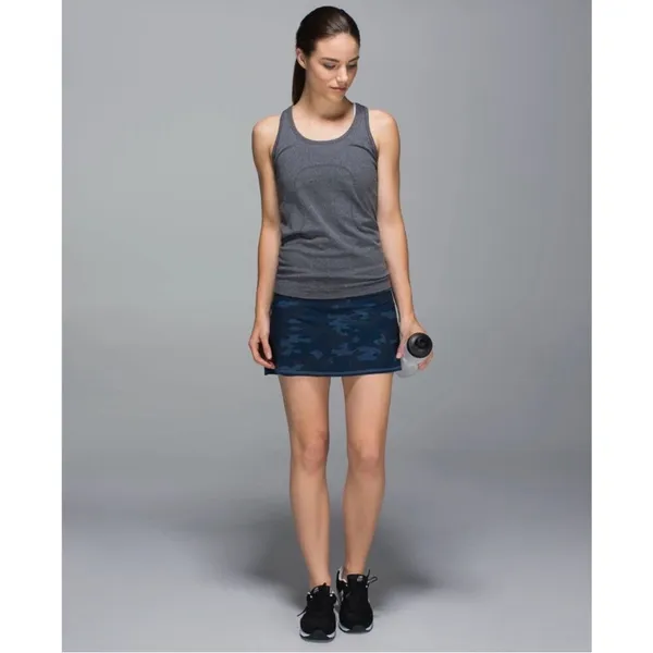 Lululemon Run Pace Setter Skirt blue Lotus Camo - Image 3