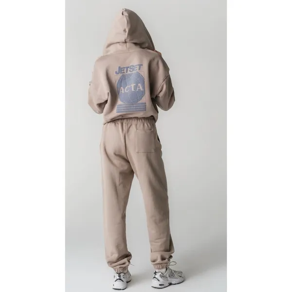 ACTA Wear‎ 100% Cotton Everyday Oversized Joggers In Color Moon Size S NWOT - Image 2