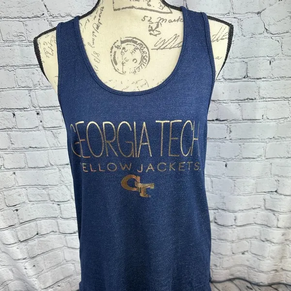 Georgia Tech Yellow Jackets Racerback Womens Tank - XL - Image 2