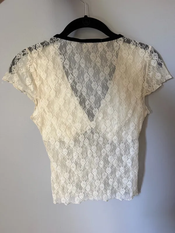 Urban outfitters Kimchi blue white lace top - Image 2