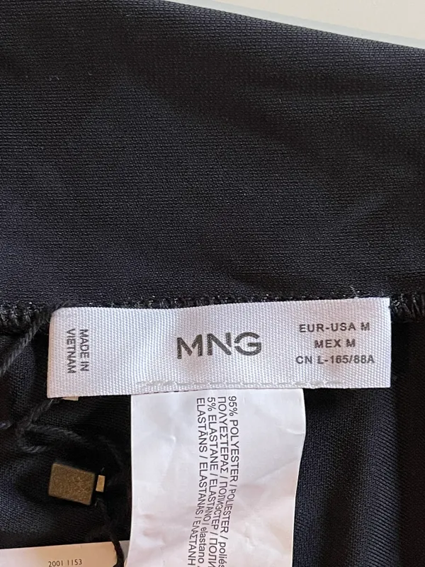 Mango One Shoulder Crop Top Size M - Image 3