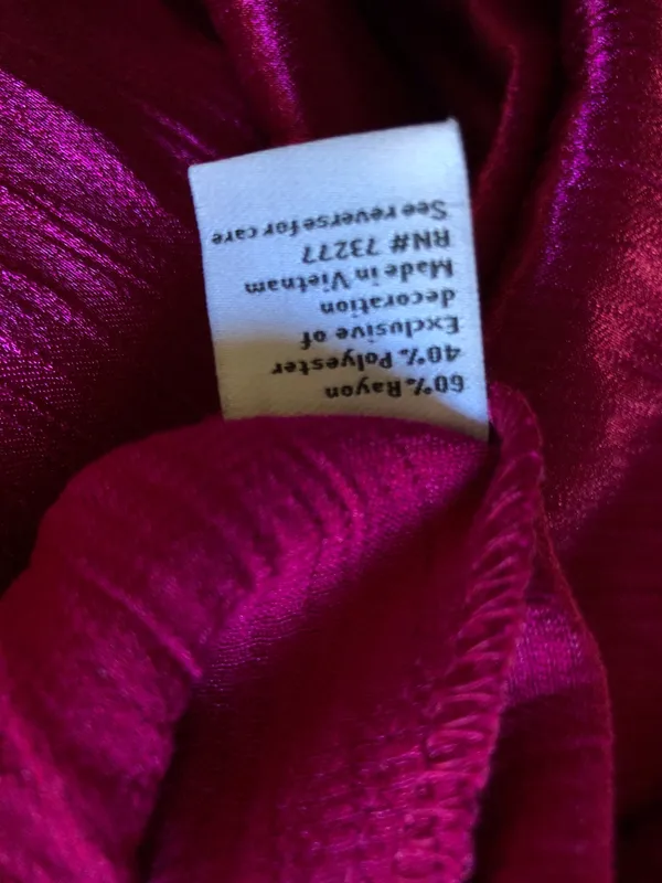 Elegant Pink Satin Wrap Dress From Kohls Nine West - Image 7
