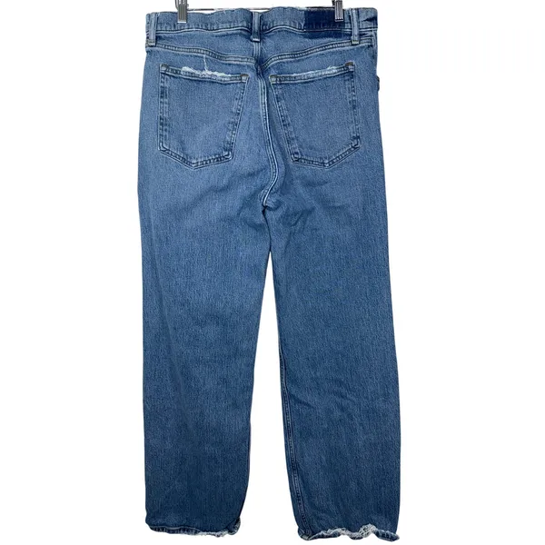 Abercrombie & Fitch The ’90s Relaxed Jean High Rise Blue Denim Jeans Size 31 12 - Image 2