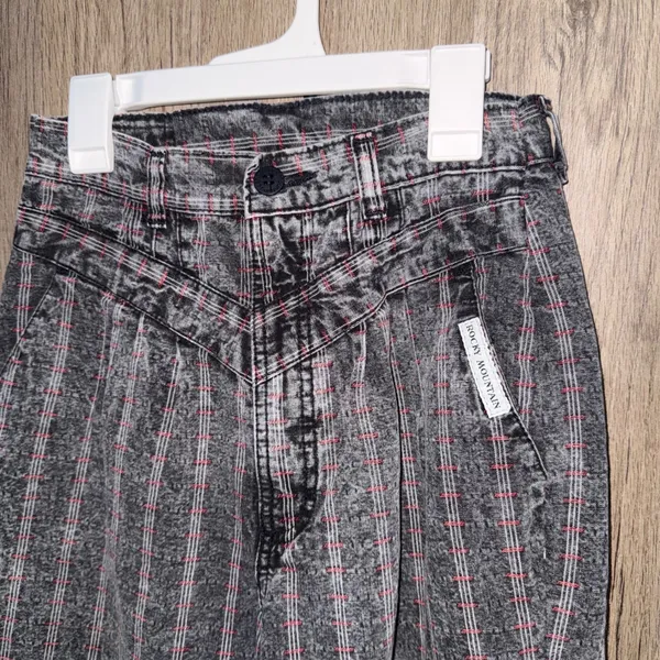 Rocky Mountain Western Bareback Jeans Acid Wash Striped High Rise *Altered Waist - Image 2